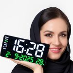 ساعت دیجیتال دیواری و رومیزی  LED مدل 2204 - تصویر 9