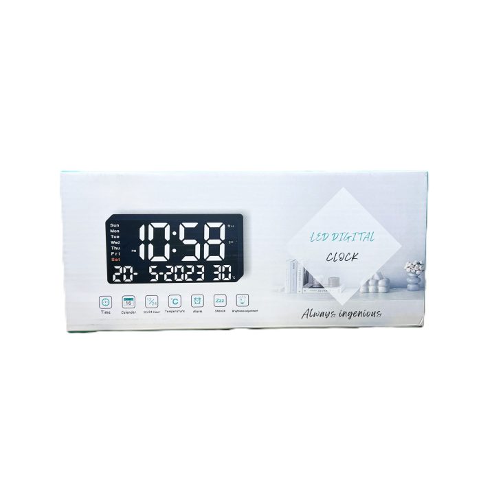 ساعت دیجیتال دیواری و رومیزی  LED مدل 2204 - تصویر 11