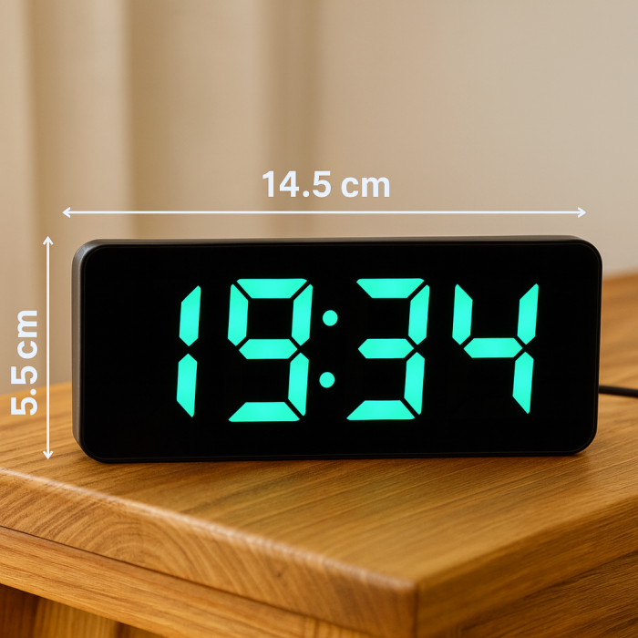 ساعت دیجیتال رومیزی LED مدل 3821 - تصویر 6