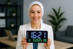 ساعت دیجیتال دیواری و رومیزی  LED مدل 2204 - تصویر 4