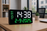 ساعت دیجیتال دیواری و رومیزی  LED مدل 2204 - تصویر 5